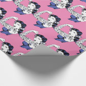 Tätowierungs-Mädchen-Arm herauf Thunder_Cove Geschenkpapier (Ecke)