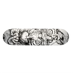 Tätowierungs-Plattform Skateboard