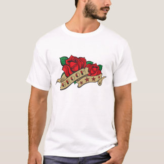 Tätowierungs-Rosen-Bräutigam-Shirt T-Shirt