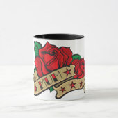 Tätowierungs-Rosen-Mama Tasse (Zentrum)