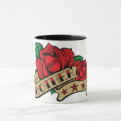Tätowierungs-Rosen-Mutter Tasse (Zentrum)