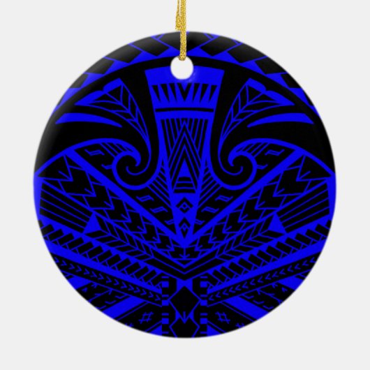 Tätowierungs-Rugbyspieler SamoanSonny Bill Keramikornament (Hinten)