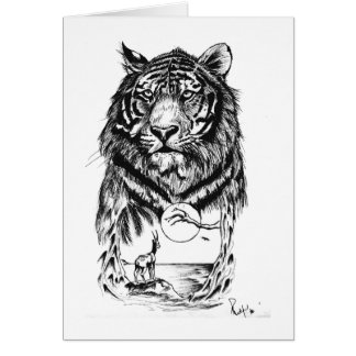 Tätowierungs-Tiger-Kunst
