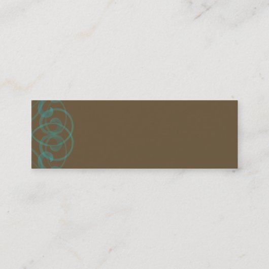 Tätowierungs-Visitenkarte Mini Visitenkarte (Vorderseite)