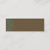 Tätowierungs-Visitenkarte Mini Visitenkarte (Rückseite)