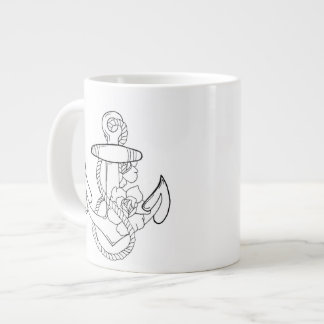 Tätowierungsartanker Jumbo-Tasse