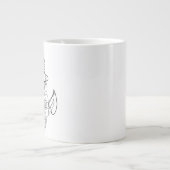 Tätowierungsartanker Jumbo-Tasse (Vorderseite)