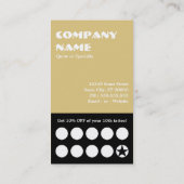 Tätowierungscoupon Treuekarte (Rückseite)