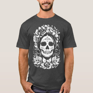 Tätowierungsdesign von Santa muerte T-Shirt