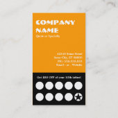 Tätowierungskarte für Piraten Treuekarte (Rückseite)