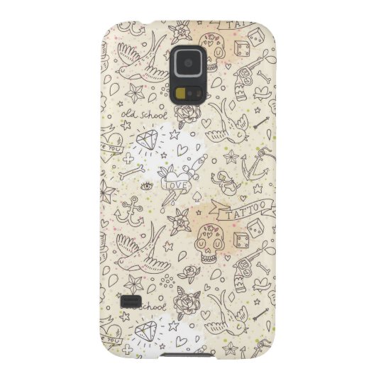 Tätowierungskonzeptmuster Case-Mate Samsung Galaxy Hülle (Rückseite)