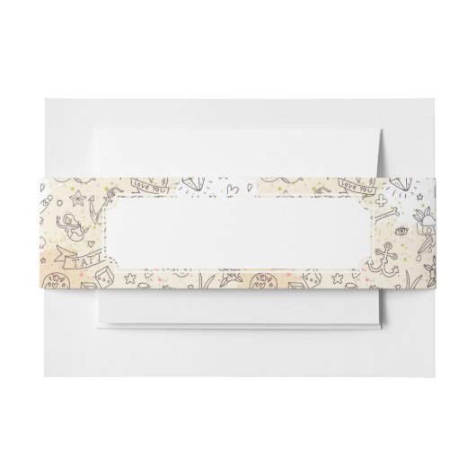 Tätowierungskonzeptmuster Einladungsbanderole (Vorderseite Beispiel)