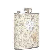 Tätowierungskonzeptmuster Flachmann (Rechts)