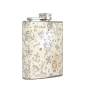 Tätowierungskonzeptmuster Flachmann (Rechts)