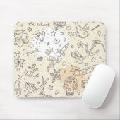 Tätowierungskonzeptmuster Mousepad (Mit Mouse)