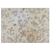 Tätowierungskonzeptmuster Schneidebrett (Vorderseite)