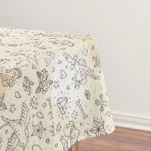 Tätowierungskonzeptmuster Tischdecke (Beispiel)