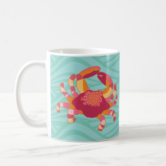 Tätowierungskrabbe  kaffeetasse (Links)