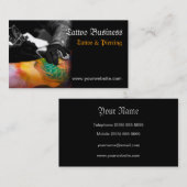 Tätowierungskünstler-Salon Visitenkarte (Vorne/Hinten)