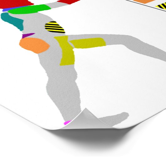 Tätowierungsorte Poster (Ecke)