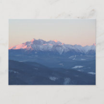 Tatra auf Sonnenaufgang