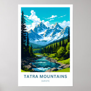 Tatra Berge Europa Reisen Print Poster