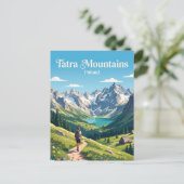 Tatra-Gebirge Polen Postkarte (Stehend Vorderseite)