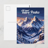 Tatra-Gebirge Polen Postkarte (Vorne/Hinten)