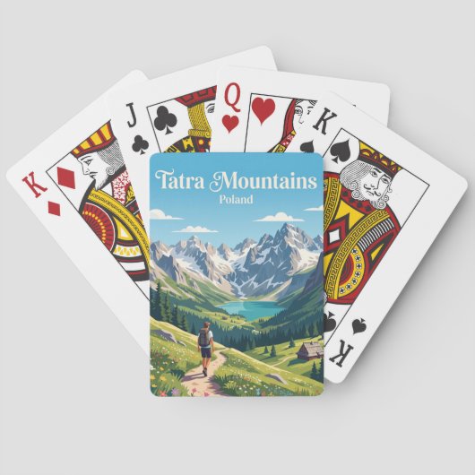 Tatra-Gebirge Polen Spielkarten (Rückseite)