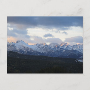 Tatra im Wolkenposter Postkarte