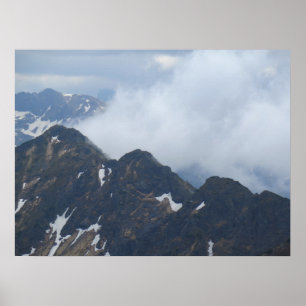 Tatra in Wolken Poster
