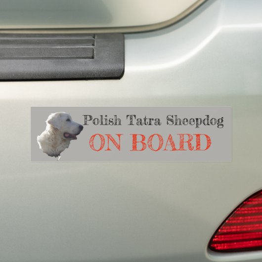 Tatra Sheepdog AN BOARD Autoaufkleber (Auf Auto)