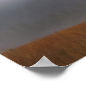 Tatra und Nebel Poster (Ecke)