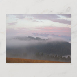 Tatra und Nebel Postkarte