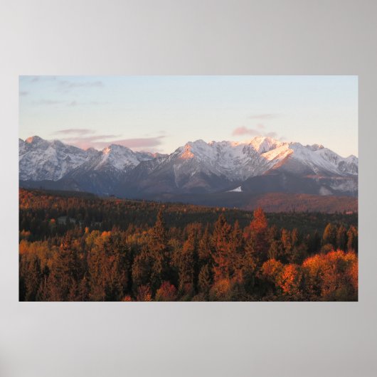 Tatras Herbst Poster (Vorne)