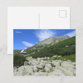 Tatras Polnisches Tal der fünf Seen Postkarte (Vorne/Hinten)