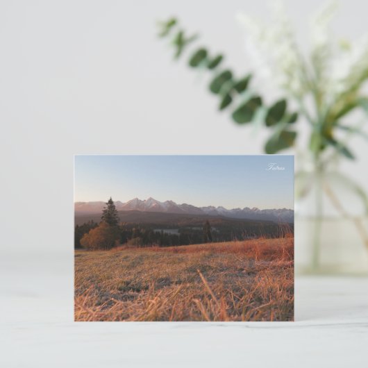 Tatras Postkarte (Stehend Vorderseite)