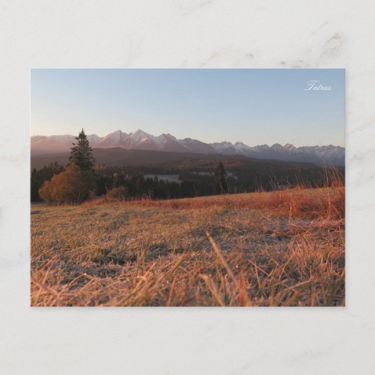 Tatras Postkarte (Vorderseite)
