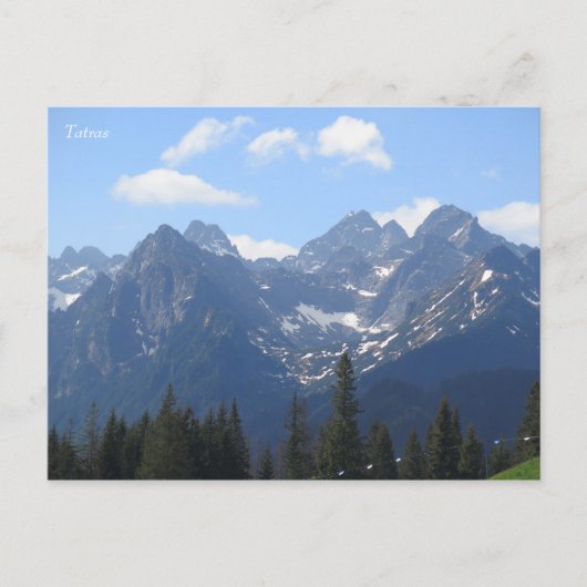 Tatras Postkarte (Vorderseite)
