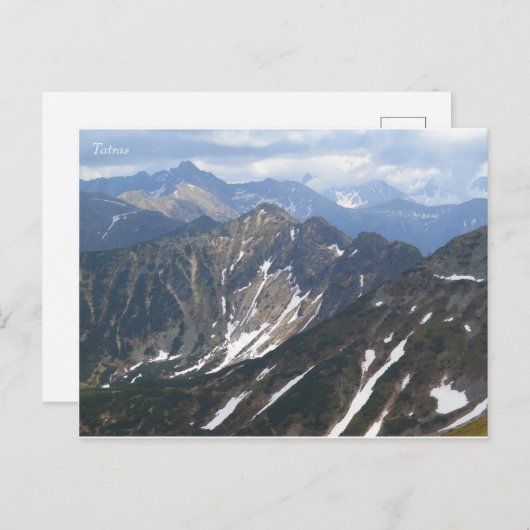 Tatras Postkarte (Vorne/Hinten)