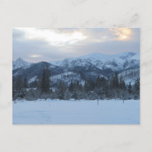 Tatras Winter Postkarte
