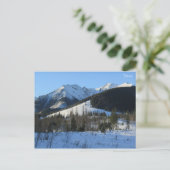 Tatras Winter Postkarte (Stehend Vorderseite)