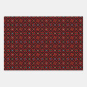 Tatreez Arab Thobe Henna Kunstwerk Muster Geschenkpapier Set (Vorderseite 3)