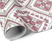 Tatreez Geschenkpapier (Rolleneckpunkt)