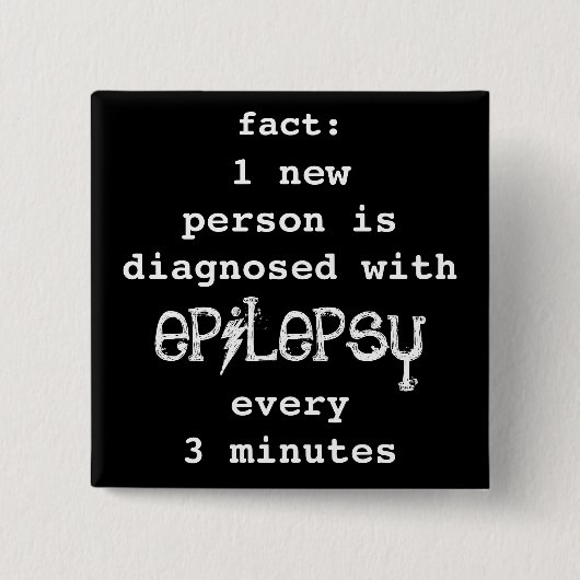 Tatsache: 1 alle 3 Minuten Button (Vorderseite)