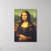 Tatsächliche Größe des Gemäldes von Mona Lisa in L Leinwanddruck (Vorderseite)