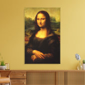Tatsächliche Größe Leonardo da Vinci Mona Lisa Pri Leinwanddruck (Insitu (Wohnzimmer))
