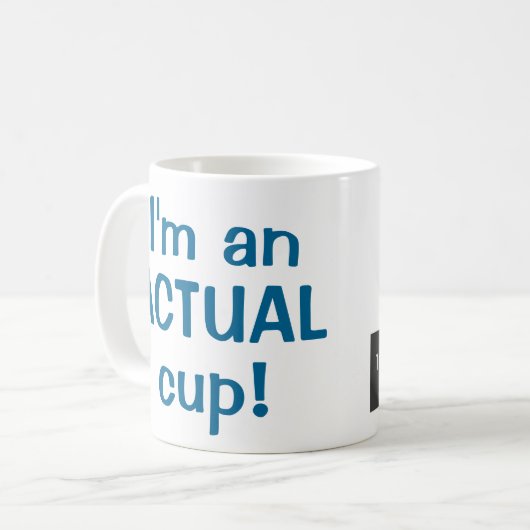 Tatsächliche Schale Kaffeetasse (Vorderseite Links)