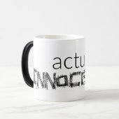 Tatsächliche Unschulds-verwandelnde Tasse (Vorderseite Links)