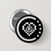 Tatsächliches Abzeichen raoo401 (Knopf) Button (Vorne & Hinten)